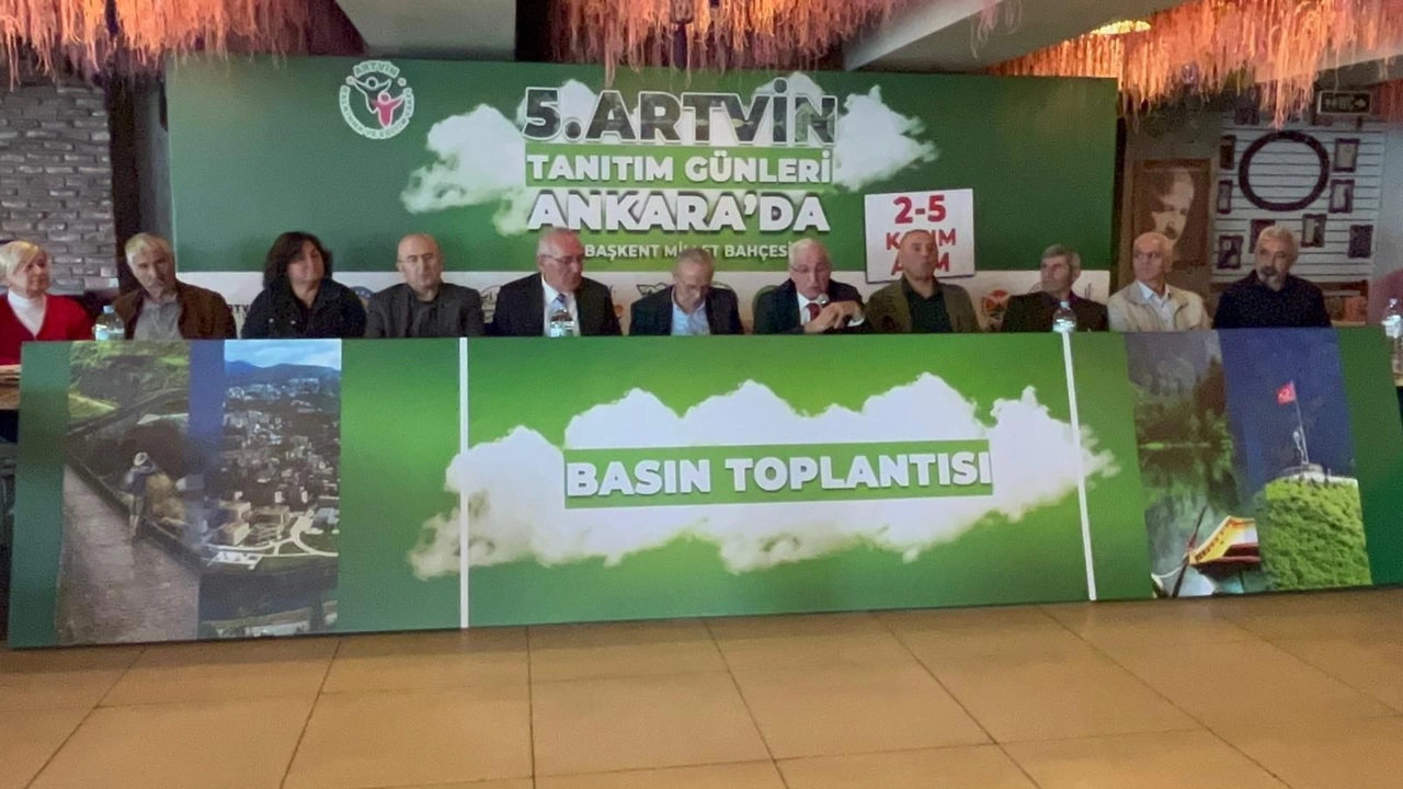 5. Artvin Tanıtım Günleri için Ankara’da toplantı düzenlendi.