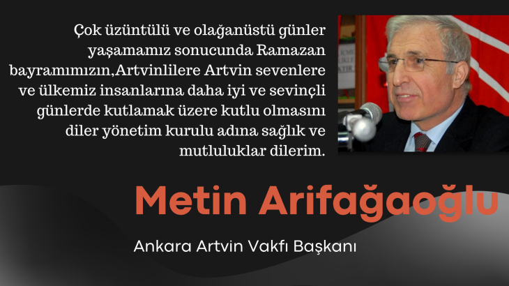 Ramazan Bayramı mesajı